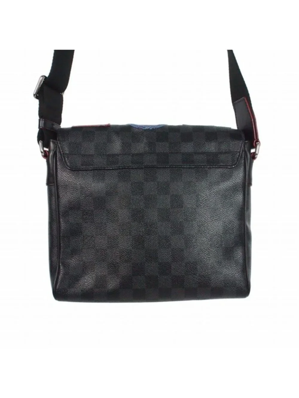 Louis Vuitton Damier Graphite District PM NM Shoulder Bag Black